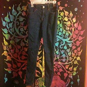 American Eagle blue hi rise jegging