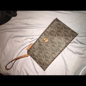 Large Michael Kors wristlet