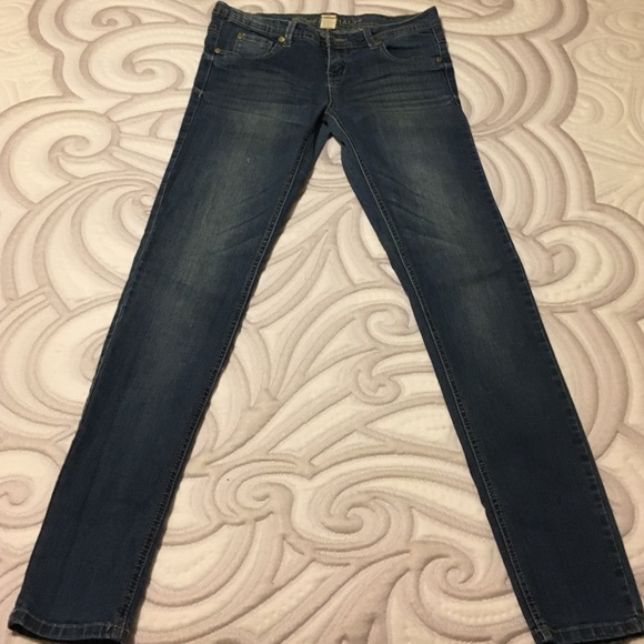 Blue Asphalt Skinny Jeans