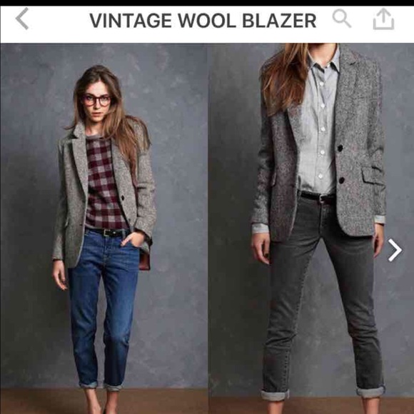 Women wool blazer
