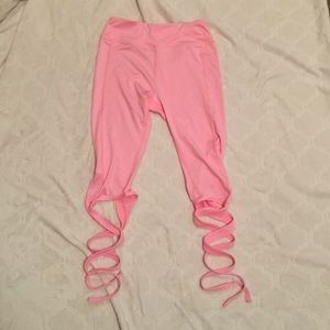 Pink work out leggings