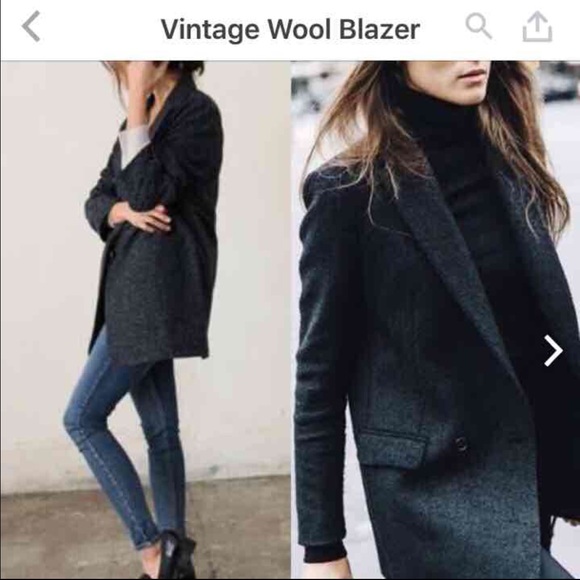 Women wool blazer