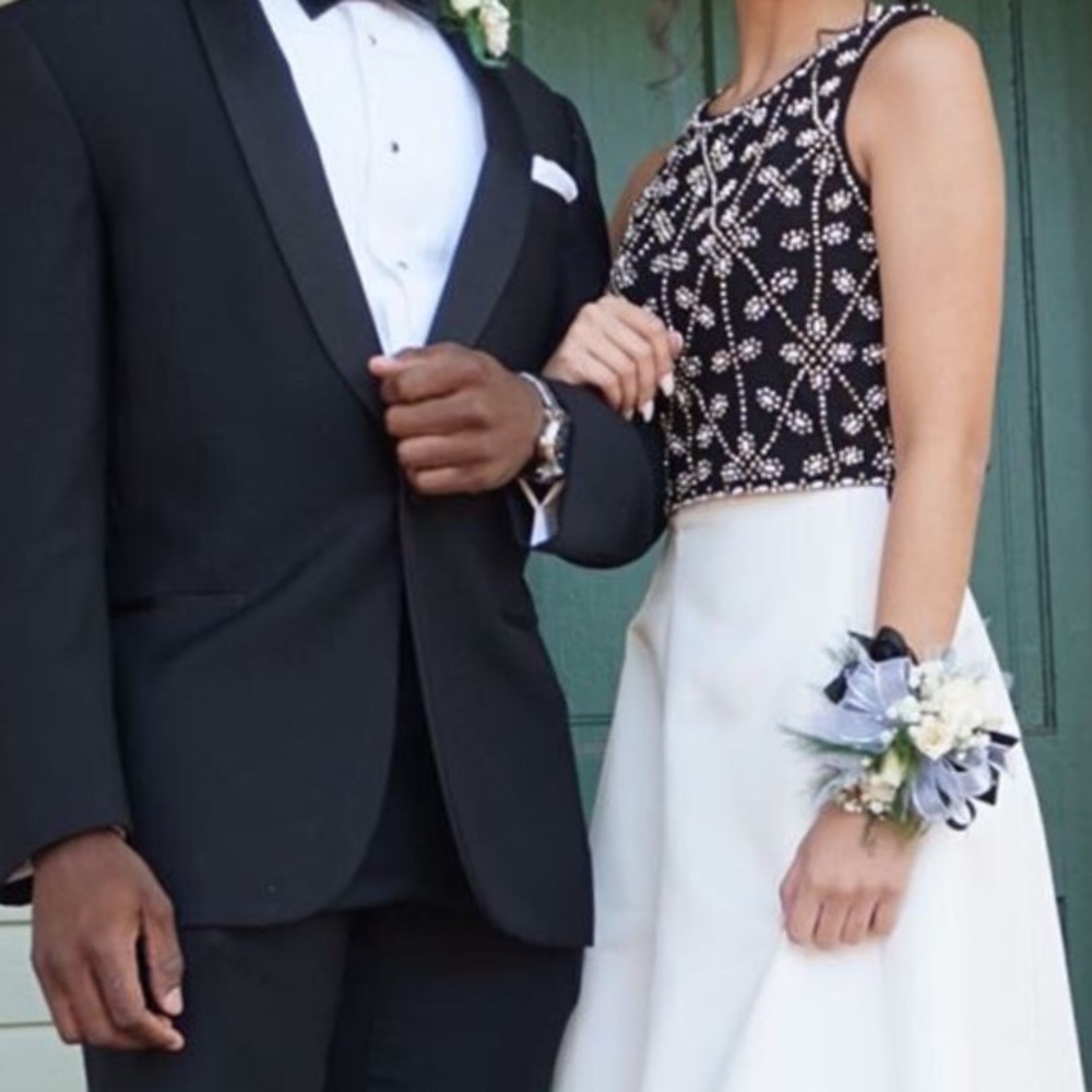 Prom dress size 0 top and bottom