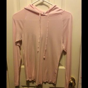 Pink J. Crew with hoodie