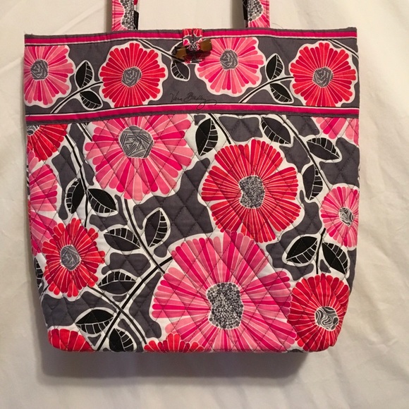 Vera Bradley tote pink flowers - Picture 5 of 5