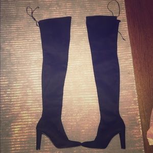 Stuart Weitzman Highland Boots over the knee suede