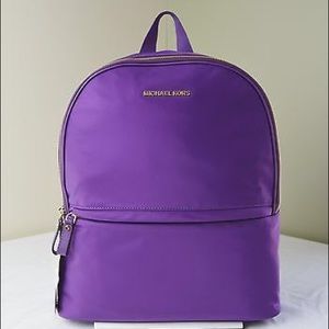 michael kors lilac backpack