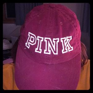 Maroon Victoria Secret PINK hat
