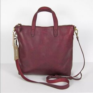 Madewell Transport Crossbody-- Dark Cabernet