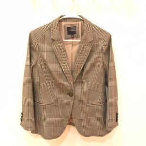 The Limited Plaid Blazer (3/4 length sleeve)