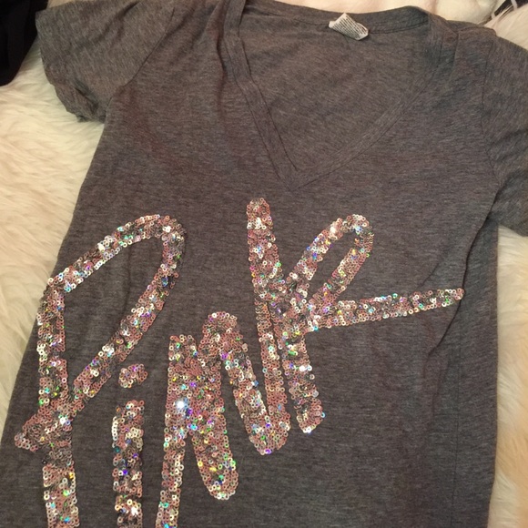 PINK VS V-neck T-shirt