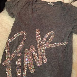 PINK VS V-neck T-shirt