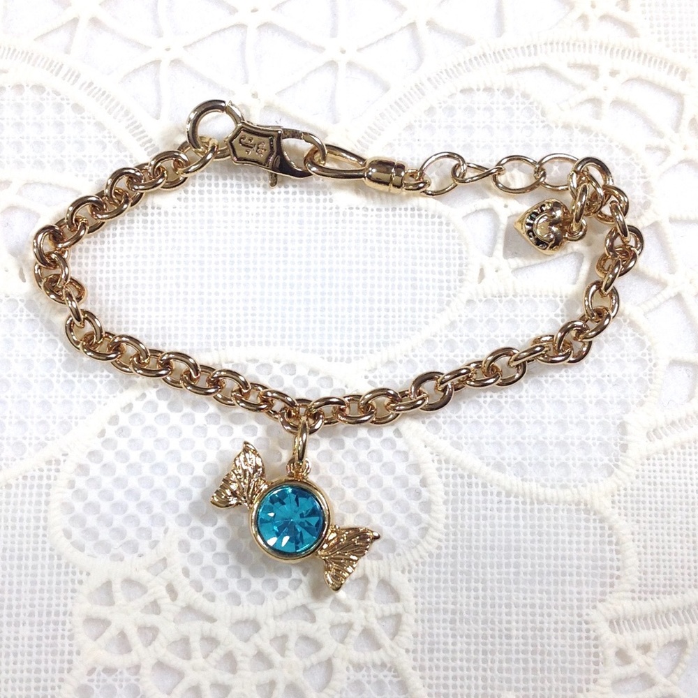 🆕NWOT Juicy Couture blue candy bracelet