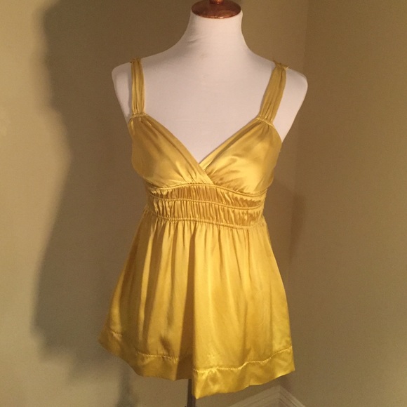HALE BOB Gold silk top XS