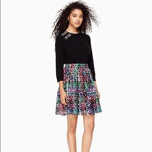 kate spade new york metallic multi dot skirt