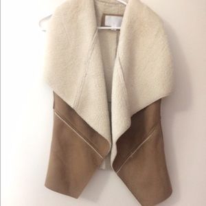 Faux Suede | Tan | Vest | M