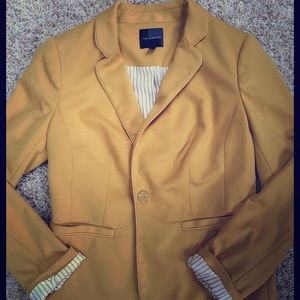 THE LIMITED yellow blazer/jacket small