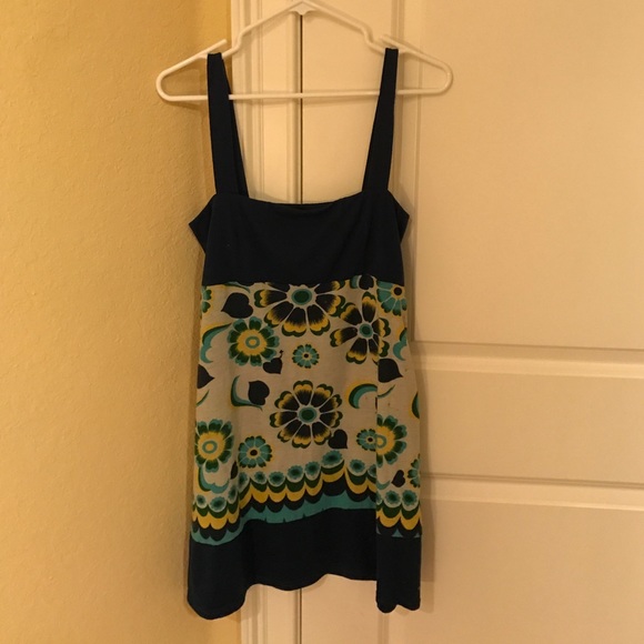 F&F blue and yellow flower dress U.K. 12