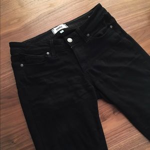 PAIGE DENIM BLACK JEANS SIZE 27