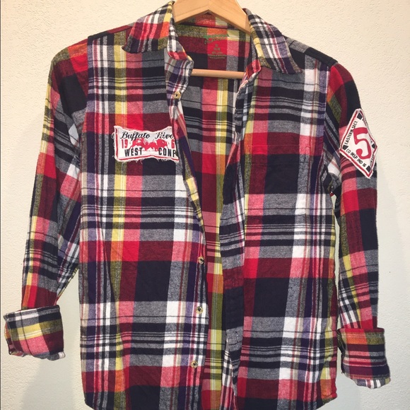 Flannel with patches