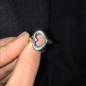 James Avery abounding heart ring size 7