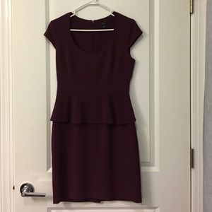 Ann Taylor size 2 dress with peplum