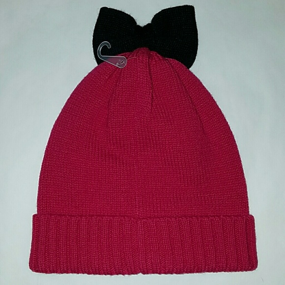 {kate spade} Colorblock Bow Beanie - Picture 6 of 6