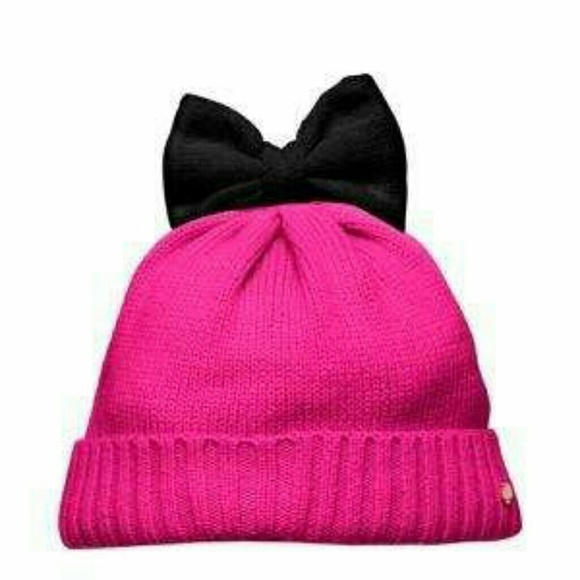 {kate spade} Colorblock Bow Beanie - Picture 2 of 6