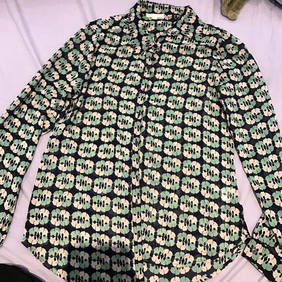 Pleione elephant button down shirt