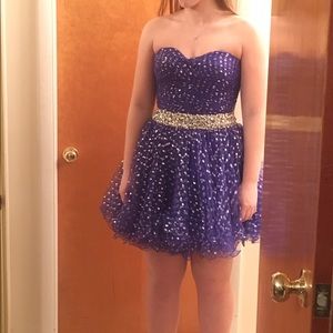 Blue Sherri Hill Dress