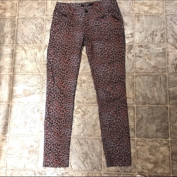 Cheetah Print skinny pants