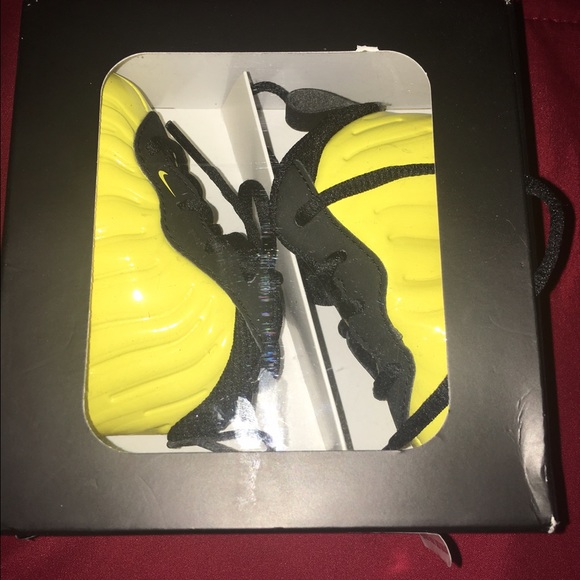 Yellow infant Nike foamposites