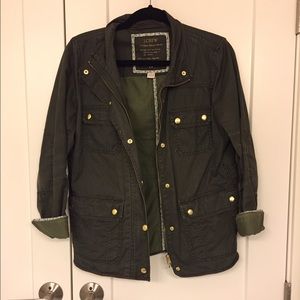 Jcrew Dark green jacket