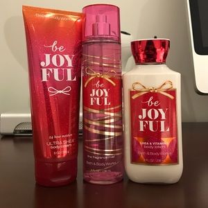 Bath & Body Works fragrance and lotion set