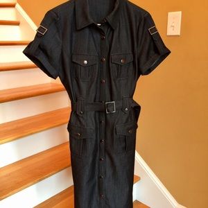 Calvin Klein blue jean dress