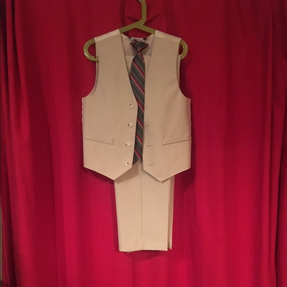 Boys dress paints and vest and tie