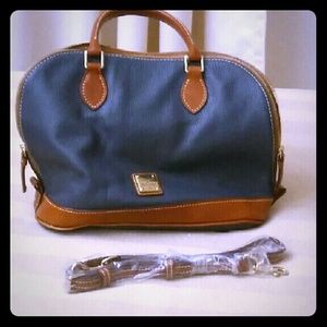 Dooney and Bourke Zip Zip Satchel Dk Gray $50