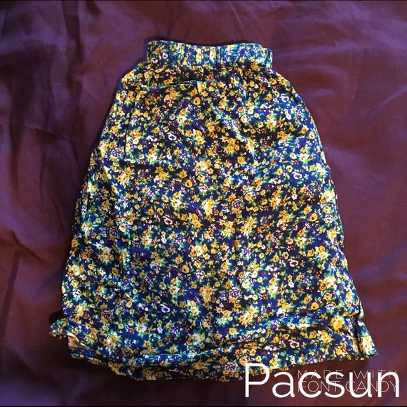Pacsun Floral Skirt