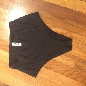 American apparel high waisted swim bottoms