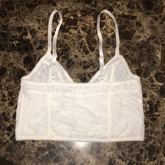 Free People White Lace Crop Bra - Picture 3 of 3