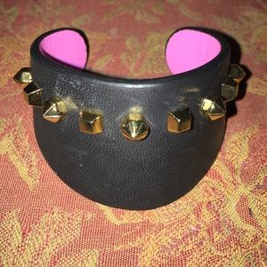 Vince Camuto leather cuff with studs