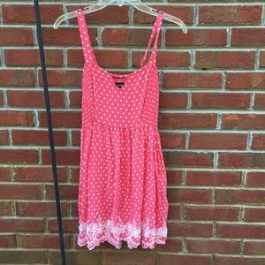 Pink Polka-Dot Dress