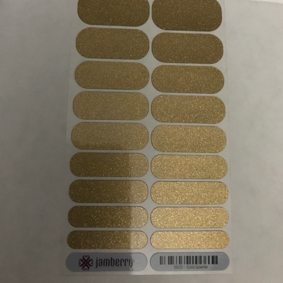 Jamberry gold sparkle wraps