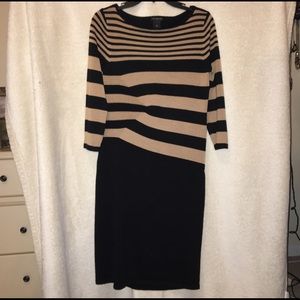 Ann Taylor: Classy neutral sweater dress