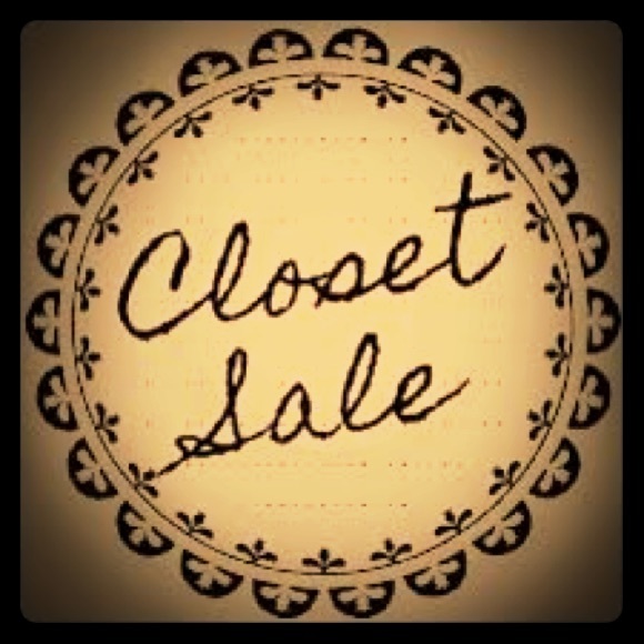 Closet sale! Everything must go!