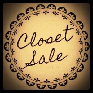 Closet sale! Everything must go!