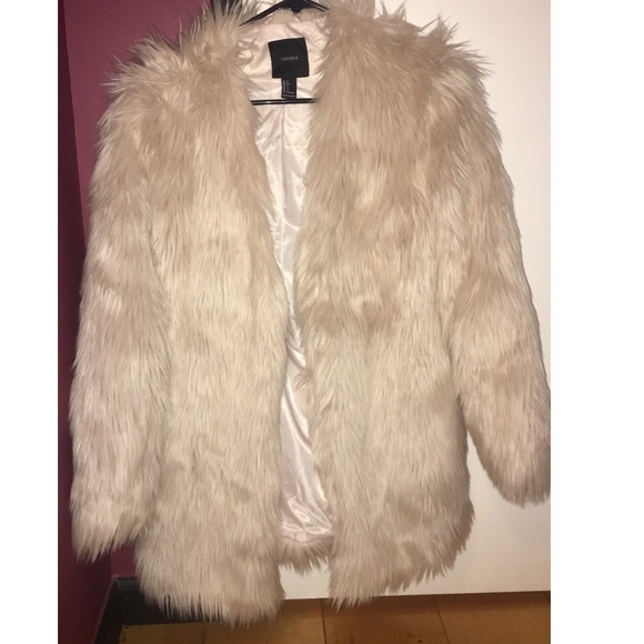 Faux fur coat