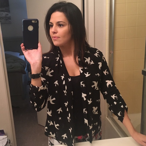 Black satin blouse for work or casual - Picture 1 of 3