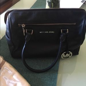 Michael Kors Navy Blue Satchel