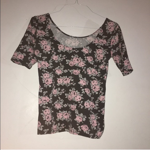 🔴Floral Scoopneck Top - Picture 2 of 3